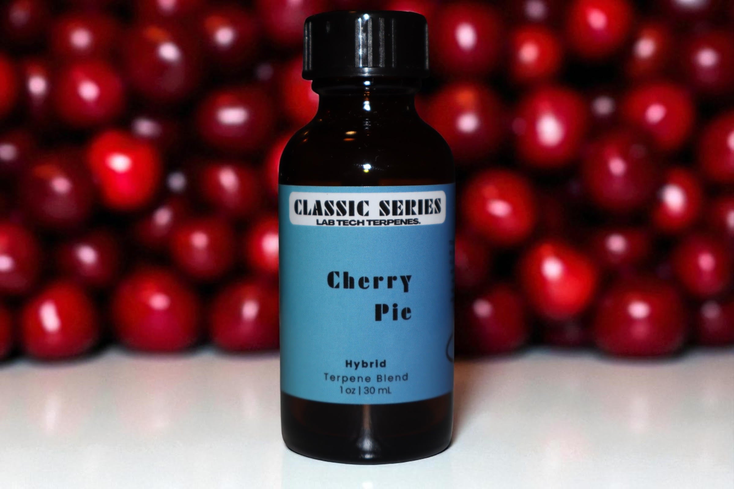 Cherry Pie terpene blend for vape packaging