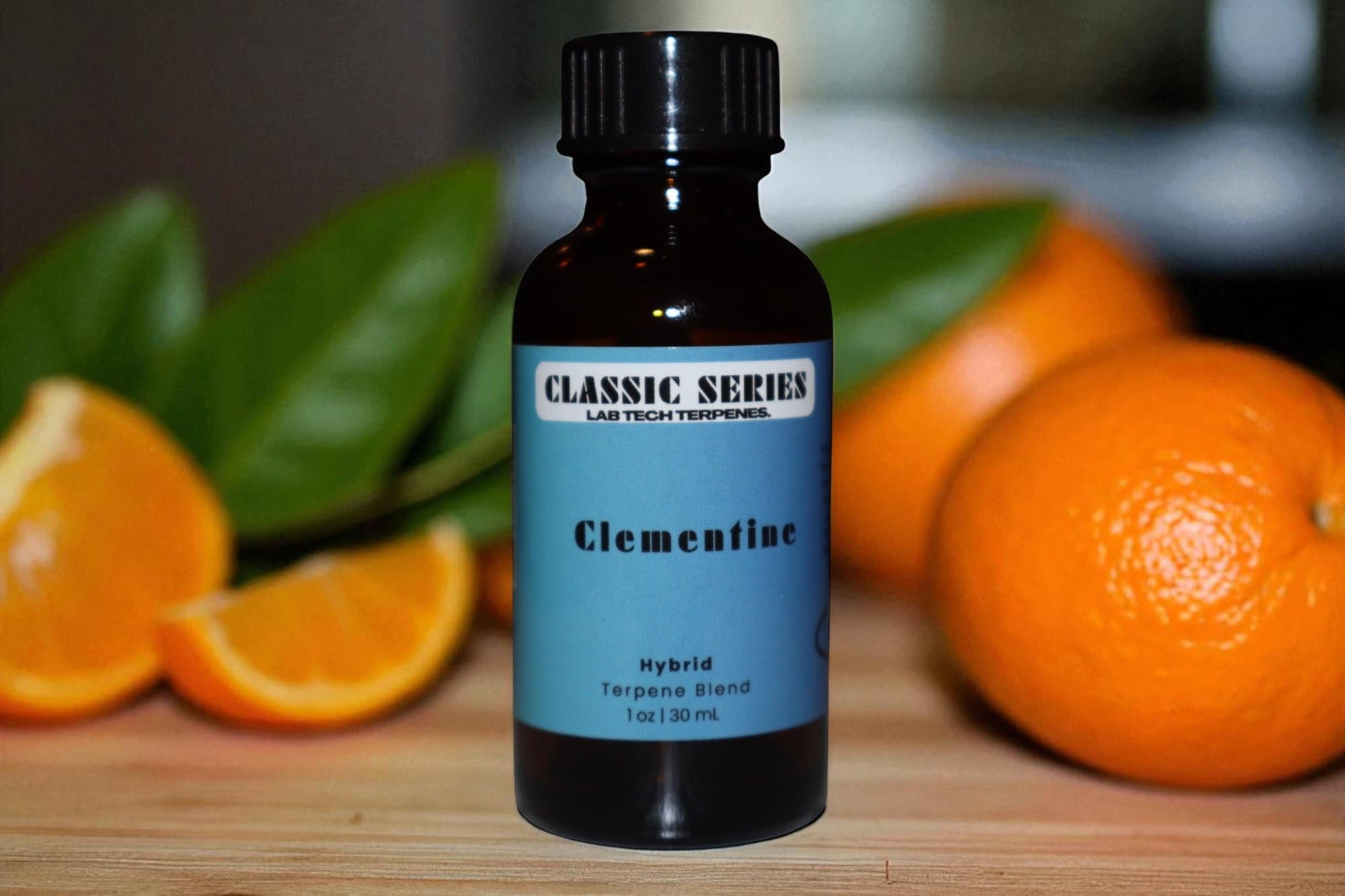 Clementine terpene tincture for vape packaging
