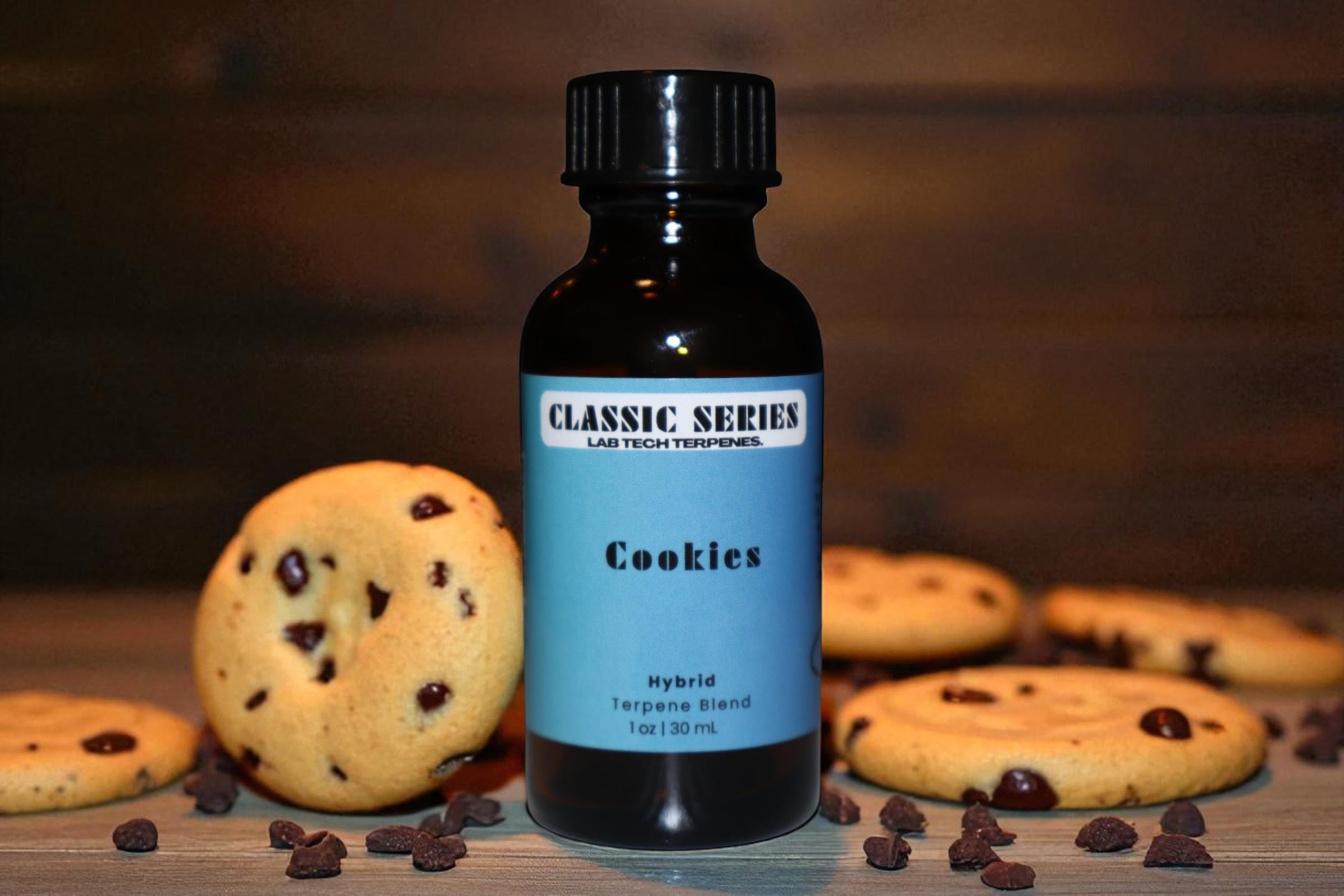 Cookies terpene blend for vape packaging