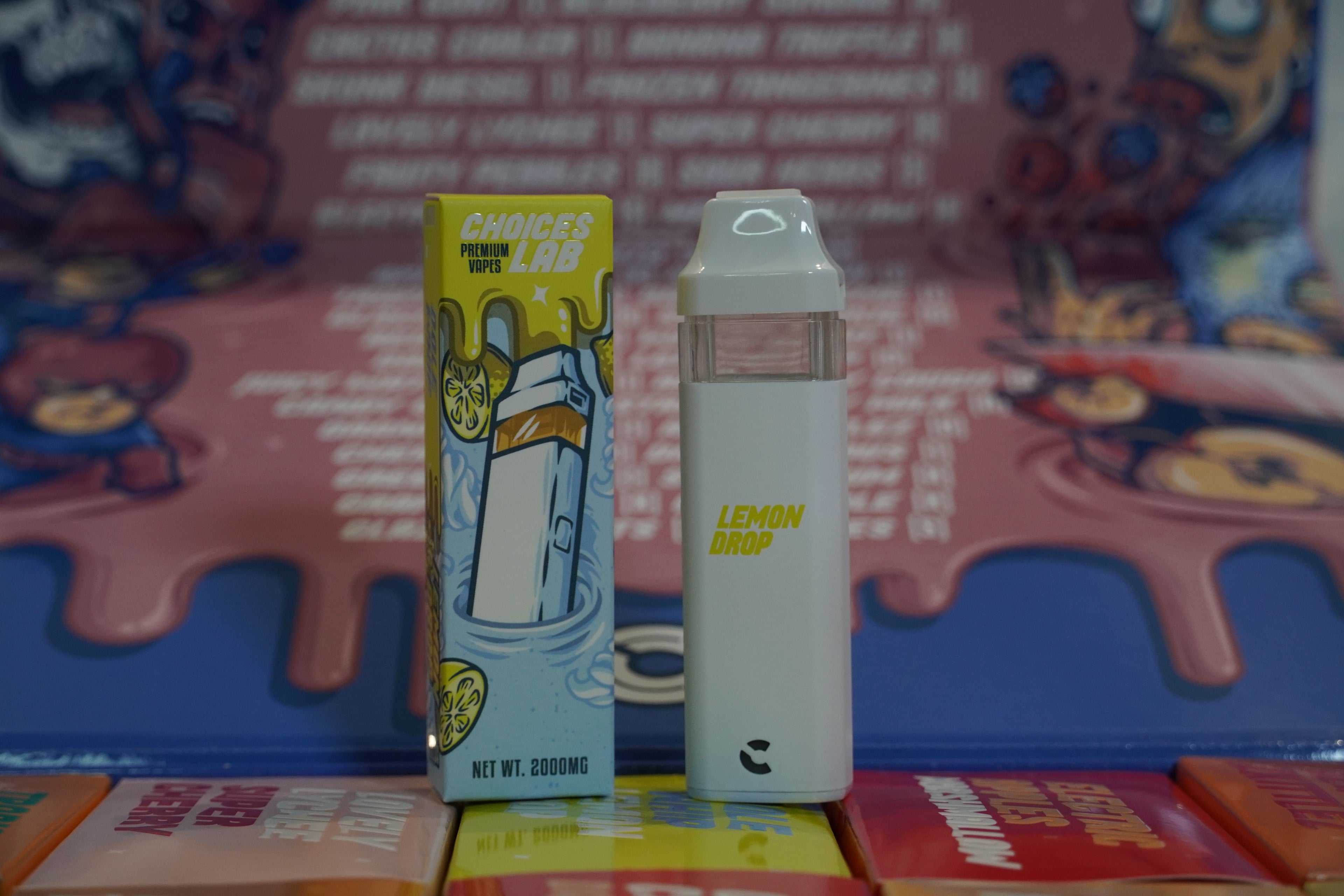 ChoicesLab custom vape packaging display