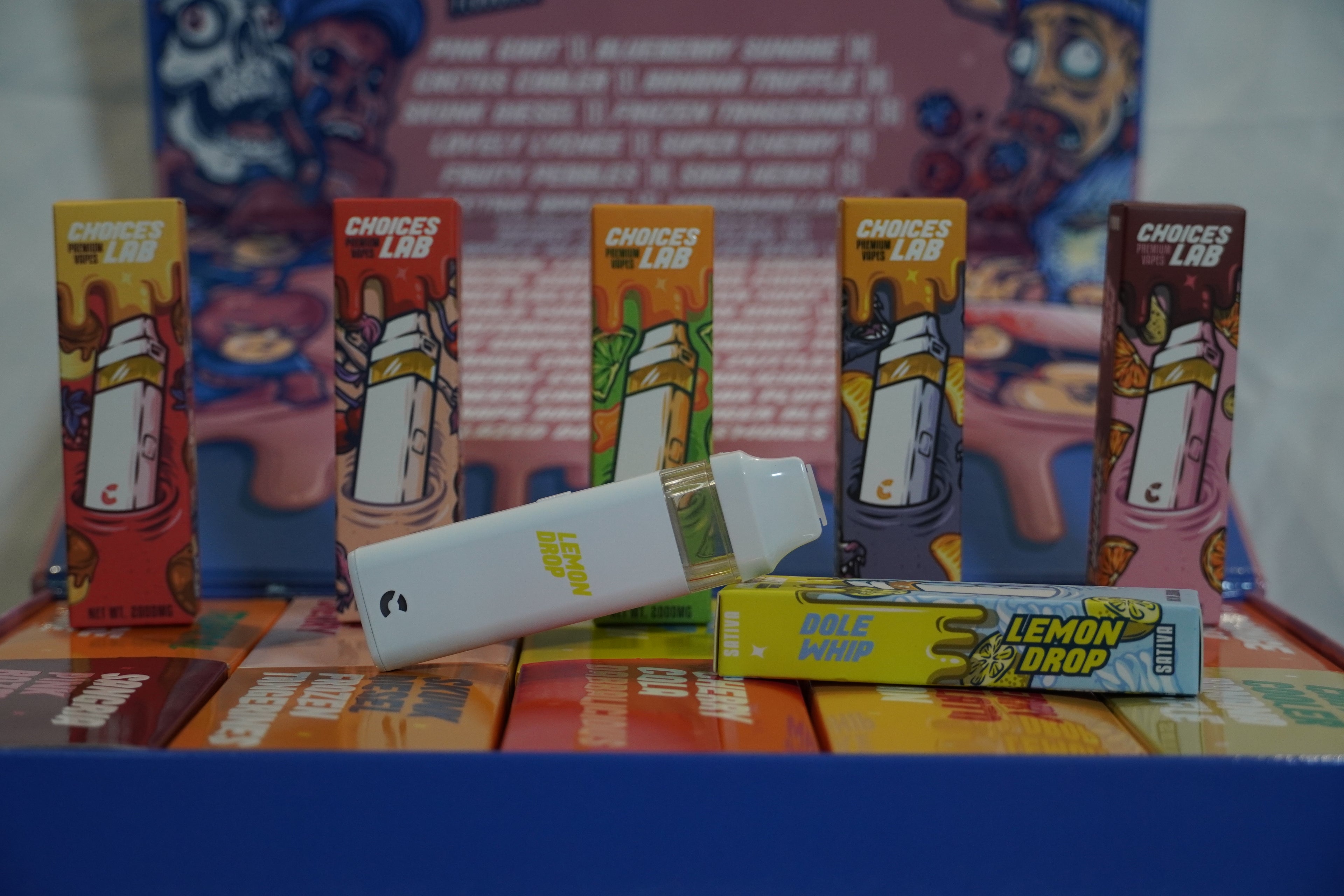 Choiceslab premium vape brand packaging