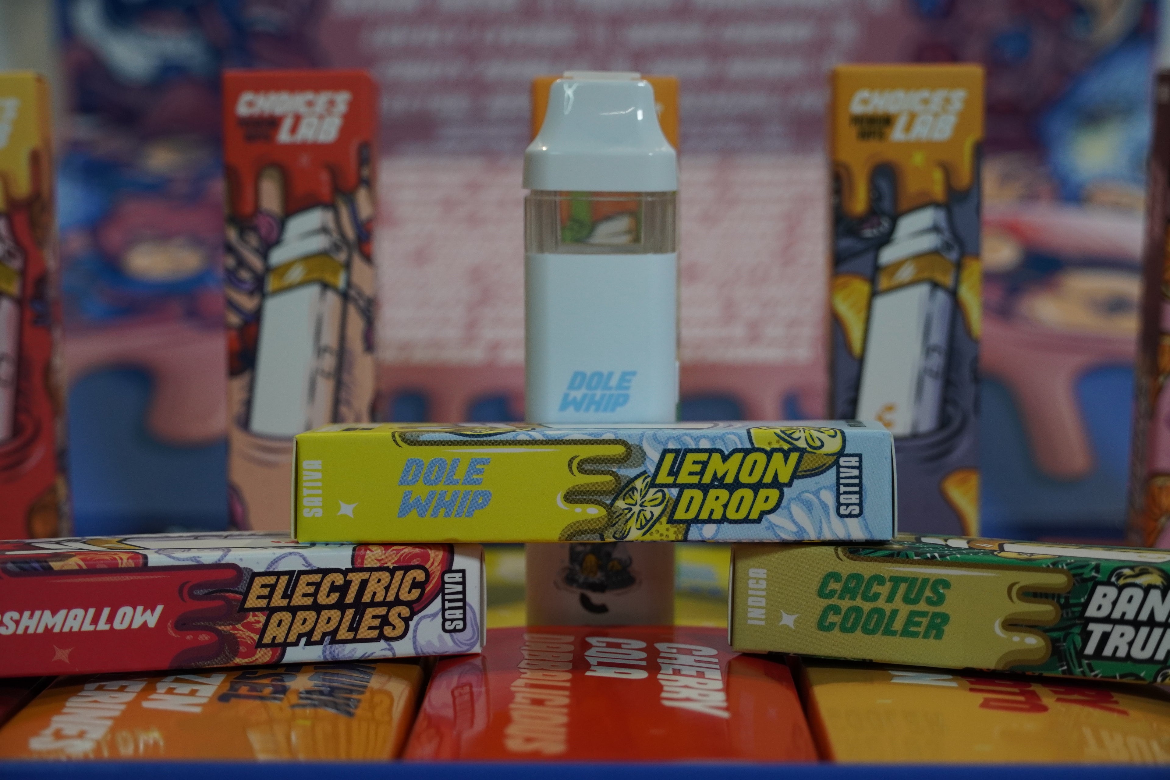 Choiceslab custom vape packaging display