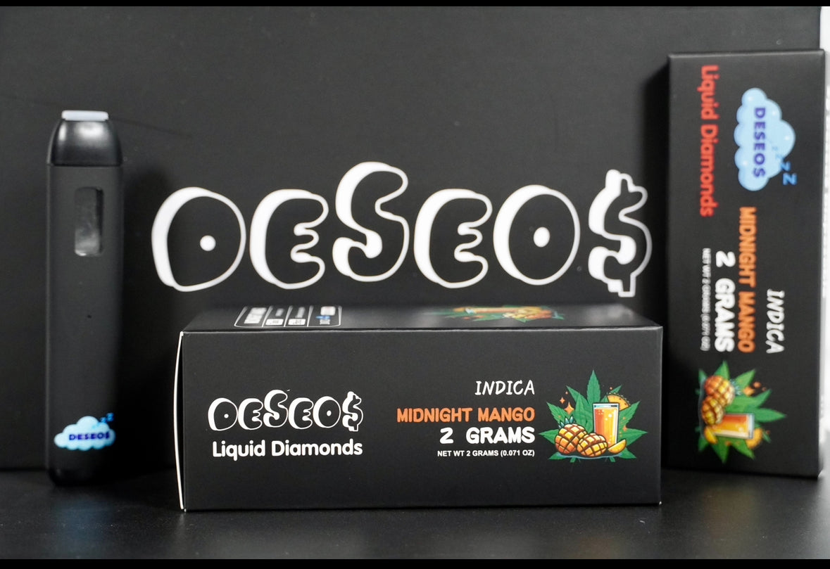 Deseos premium vape brand packaging design