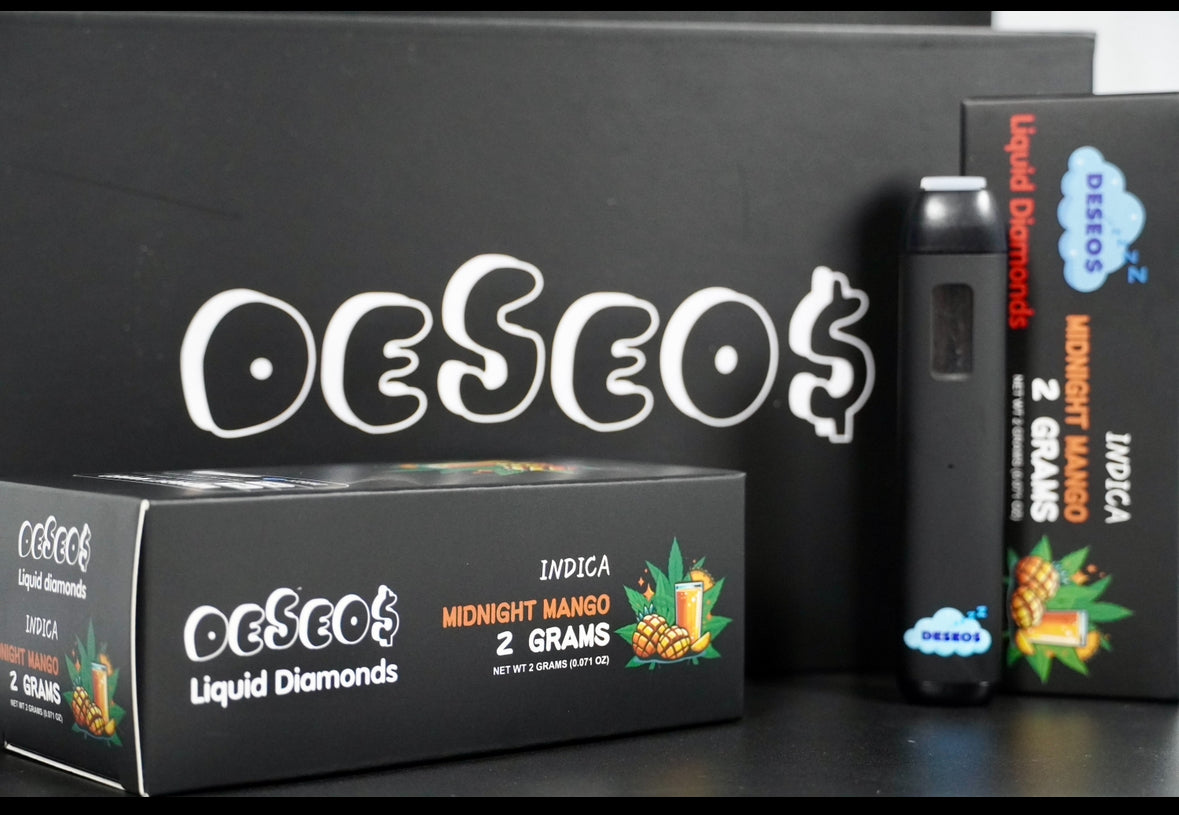 Deseos premium vape brand packaging design
