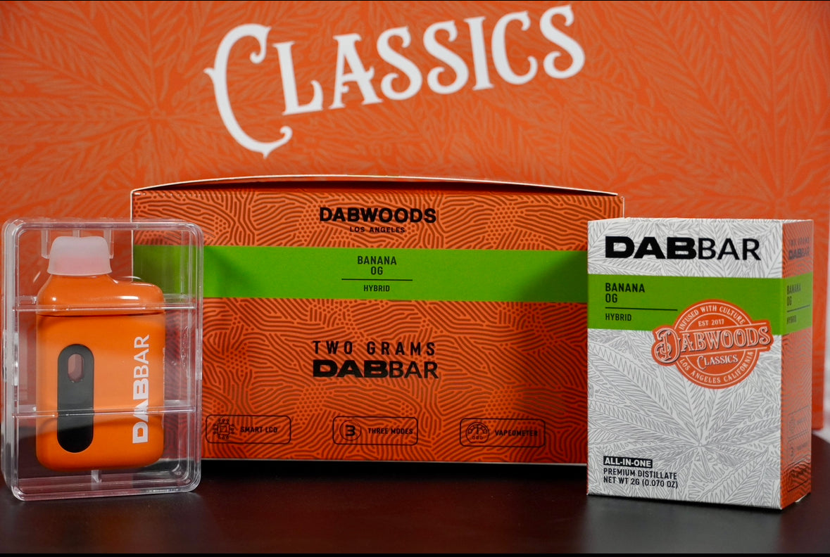 Dab Bars product with eco-friendly packaging