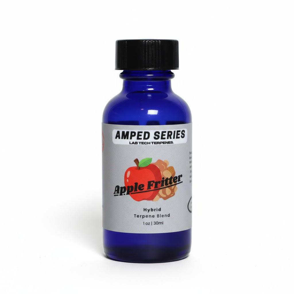Apple Fritter hybrid terpene blend vape packaging