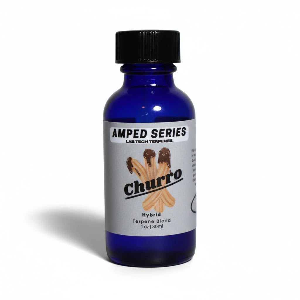 Churro terpene blend for vape packaging