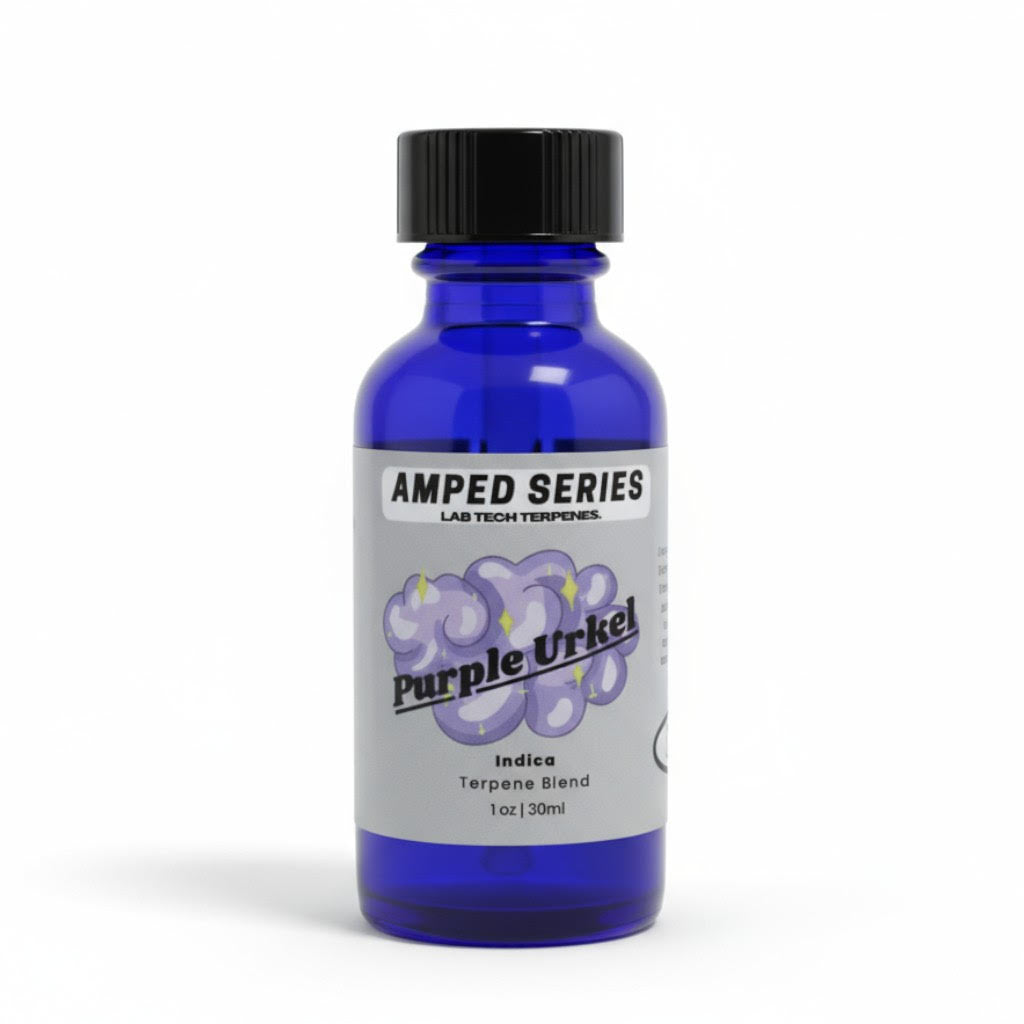 Purple Urkel Terpene Blend for vape packaging