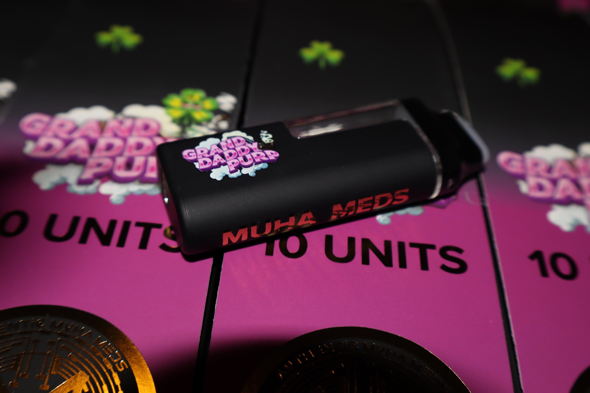 Muha Meds vape packaging design services